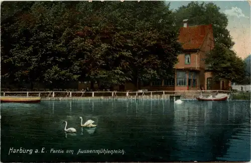 Harburg - Partie am Aussenmühlenteich -265104