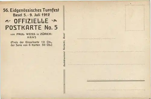 Basel - 56. Eidg. Turnfest 1912 -274614