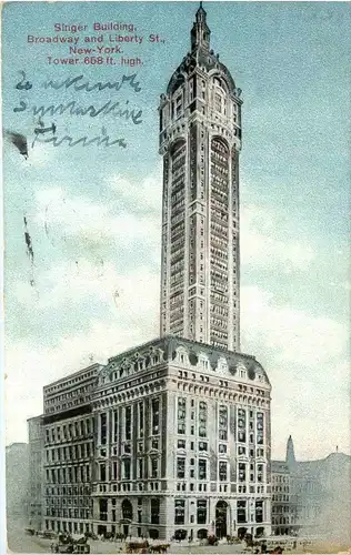 New York - Singer Building -265720