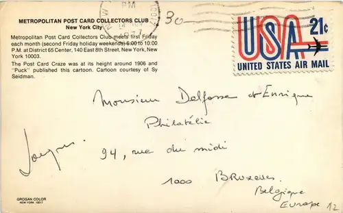 New York City - Post Card Collectors Club -265782