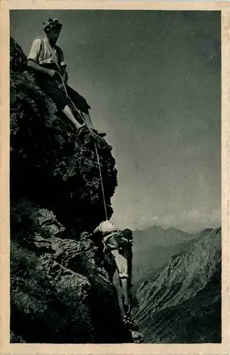 Edelweissucher in den Hochalpen -264456