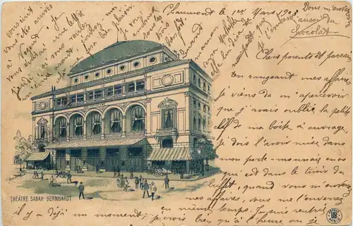 Paris - Theatre Sarah Bernhardt -281806
