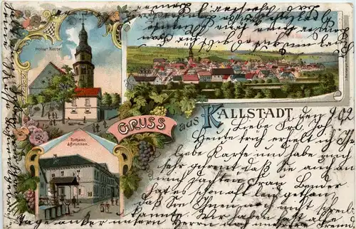 Gruss aus Kallstadt - Litho -265426