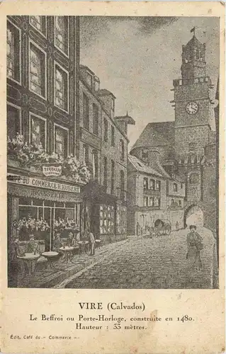 Vire - Le Beffroi ou Porte Horloge -282148