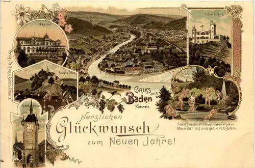 Gruss aus Baden - Litho -275034