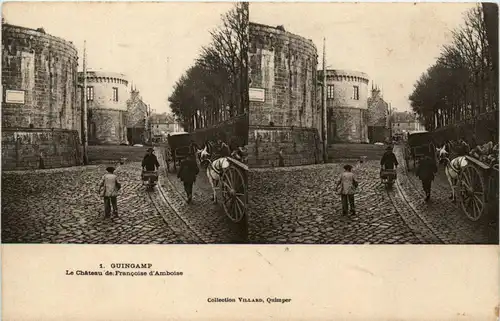 Guingamp - Le chateau de Francoise - Stereokarte -282314