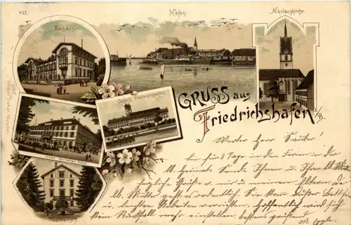 Gruss aus Friedrichshafen - Litho -265810