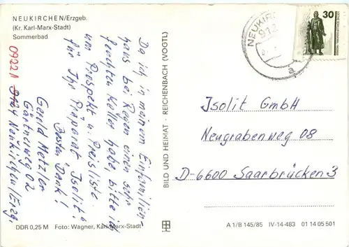 Neukirchen Erzgebirge - Kr. Karl-Marx-Stadt -265970