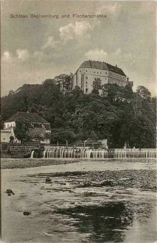 Schloss Sachsenburg und Fischerschänke -281678