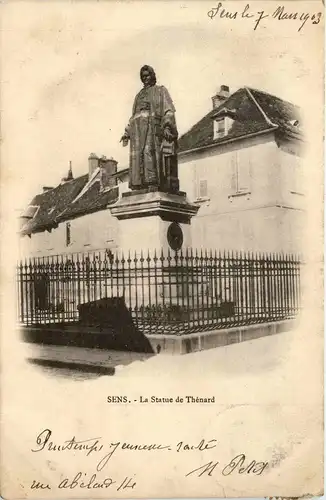 Sens - Le Statue de Thenard -282726