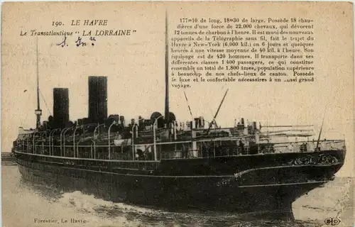 Le Transatlantique La Lorraine -281960