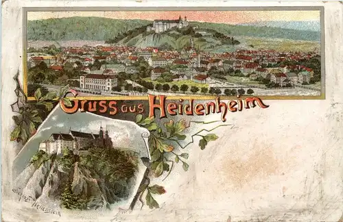 Gruss aus Heidenheim - Litho -265366