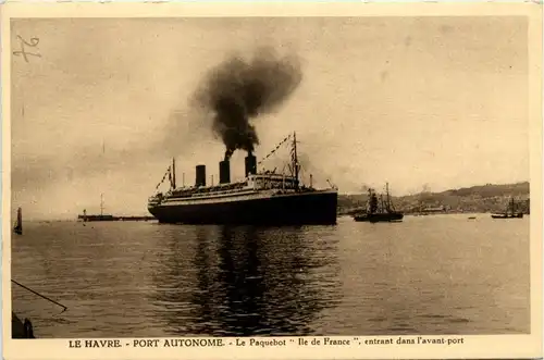 Paquebot Ile de France -281978