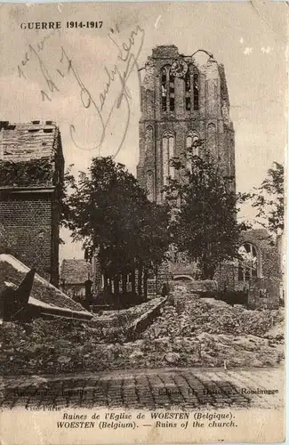 ruines de l Eglise de Woesten -283044