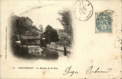 Parthenay - Le Moulin de St-Paul -282870