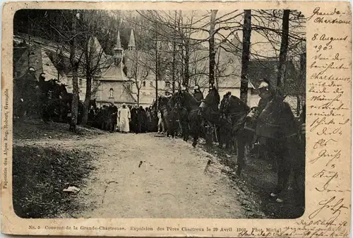 Couvent de la Grande Chartreuse - Expulsion des Peres Chartreux 1903 -282322