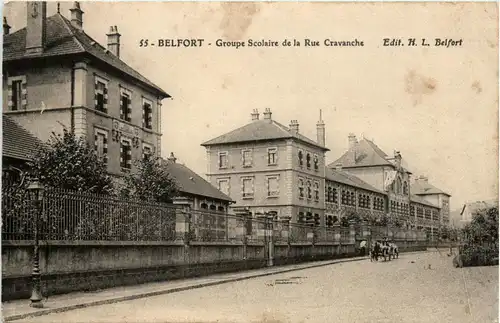 Belfort - Groupe Scolaire et la Rue Cravanche -282458