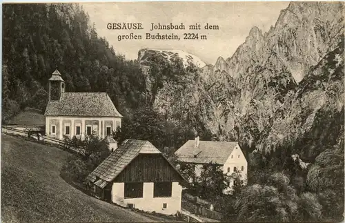 Gesäuse/Steiermark - Gesäuse, Johnsbach mit dem grossen Buchstein -315166