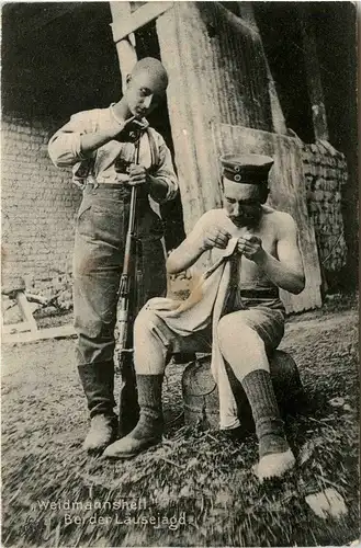 Waidmannsheil bei der Läusejagd -281584