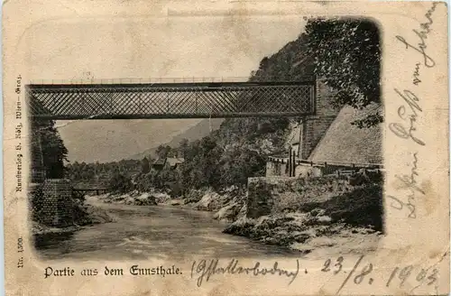 Gesäuse/Steiermark - Gesäuse, Partie aus dem Ennsthale -315280