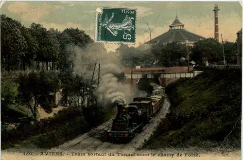 Amiens - Train sortant du Tunnel -282862