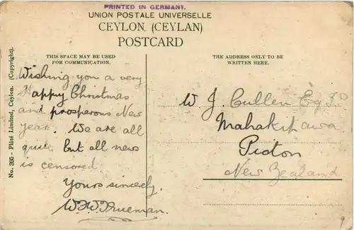 Ceylon - Elephant at work -281722