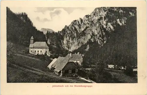 Gesäuse/Steiermark - Gesäuse, Johnsbach mit der Hochthorgruppe -315460