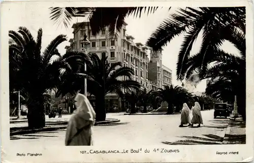 Casablanca - Le Boulevard du 4e Zouaves -283120