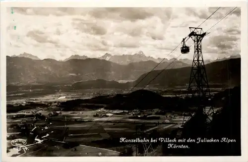 Villach/Kärnten - Villach, Kanzelbahn, mit den Julische Alpen -315580