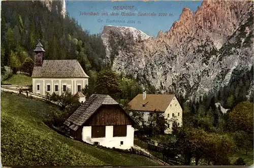 Gesäuse/Steiermark - Gesäuse, Johnsbach mit dem grossen Buchstein -315456