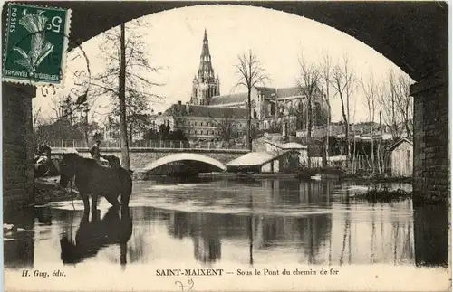 Saint Maixent - Sous le Pont du chemin de fer -282872