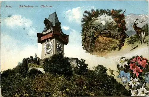 Graz/Steiermark - Graz, Schlossberg-Uhrturm -315736