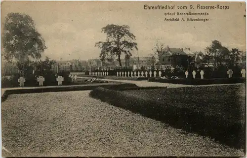 Ehrenfriedhof vom 9. Reserve Korps - Feldpost -283460