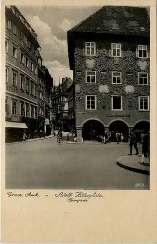 Graz/Steiermark - Graz, Adolf Hitlerplatz Sporgasse -315732