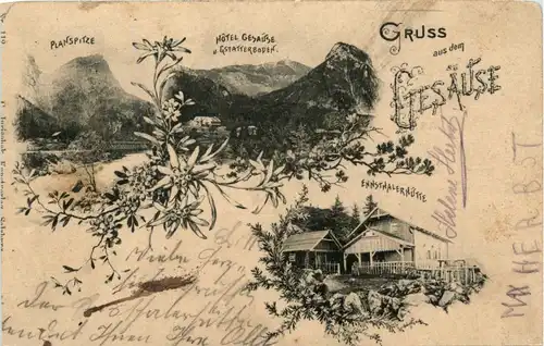 Gesäuse/Steiermark - Gesäuse, Gruss aus dem Gesäuse -315970