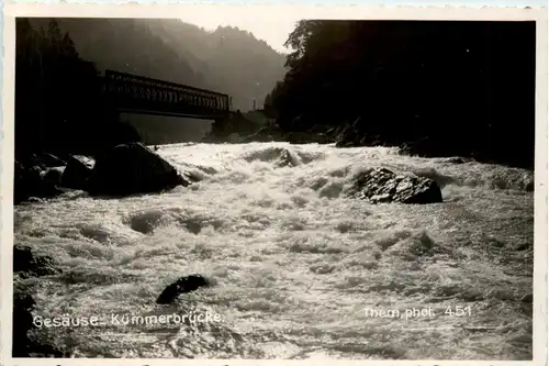 Gesäuse/Steiermark - Gesäuse, Kummerbrücke -315104