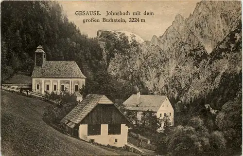 Gesäuse/Steiermark - Gesäuse, Johnsbach mit dem grossen Buchstein -315862