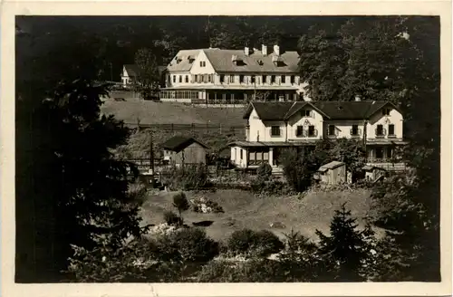 Gesäuse/Steiermark - Gesäuse, Hotel u. Bahnhof Gstatterboden Ennstal -315128