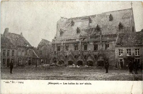 Nieuport - Les halles du XIV siecle -283388