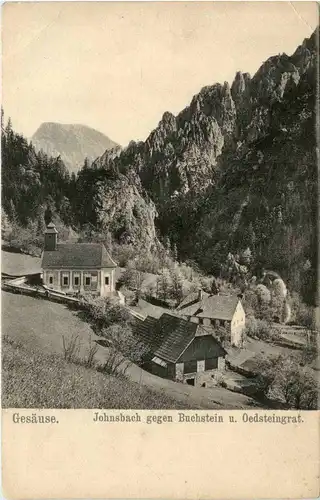 Gesäuse/Steiermark - Gesäuse, Johnsbach gegen Buchstein u. Oedsteingrat -315210