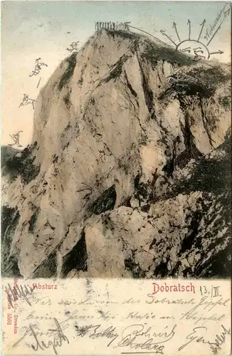Villach/Kärnten - Villach, Absturz u. Dobratsch -316106