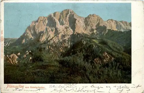 Gesäuse/Steiermark - Gesäuse, Planspitze vom Gstatterboden -315444