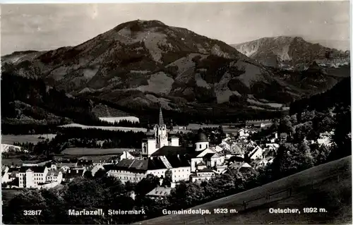 Mariazell/Steiermark - Mariazell, mit Gemeindealpe und Oetscher -316378