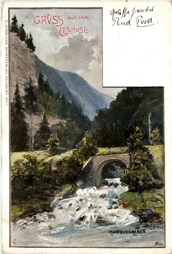 Gesäuse/Steiermark - Gesäuse, Gruss aus dem Gesäuse -315350