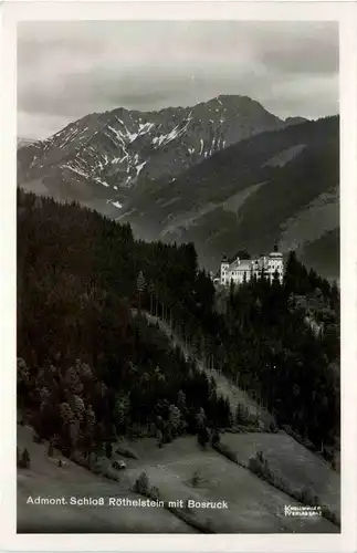 Admont und Gesäuse/Steiermark - Schloss Röthelstein mit Bosruck -316540