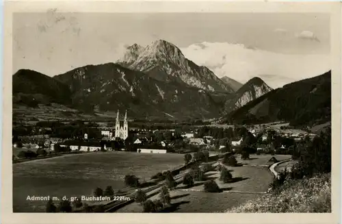 Admont und Gesäuse/Steiermark - Admont : mit dem gr. Buchstein -316580