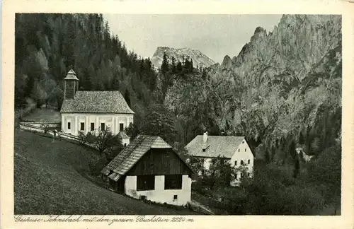 Gesäuse/Steiermark - Gesäuse, Johnsbach mit dem grossen Buchstein -315462