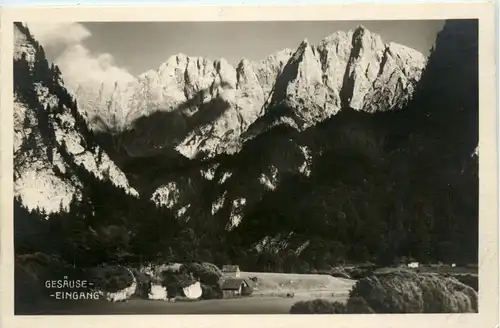 Admont und Gesäuse/Steiermark - Gesäuse: Eingang mit Hochtor -316596