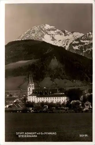 Admont und Gesäuse/Steiermark - Stift Admont mit Gr. Phyrgas -316636