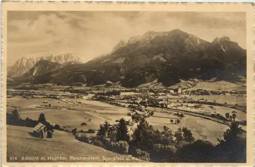 Admont und Gesäuse/Steiermark - Admont mit Hochtor, Reichenstein, Sparafeld und Kaibling -316726